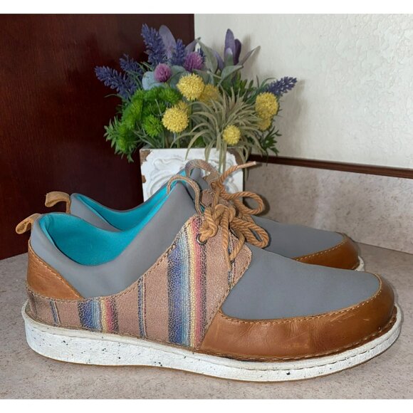 Justin Boots Womens Vista Lace Up Athletic Sneakers Casual Shoes Size 10 - Picture 11 of 11